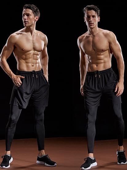 NELEUS Men's Lightweight Workout Athletic Shorts with Pockets