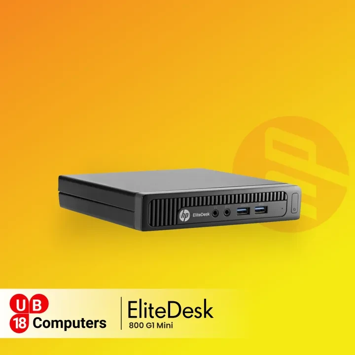 Hp Elitedesk 800 G1 Mini Desktop i5 4th Gen, Windows 10 Pro, MS Office (Free WiFi Adaptor)