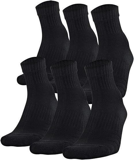 Under Armour Training Cotton Quarter Socks, Multipairs