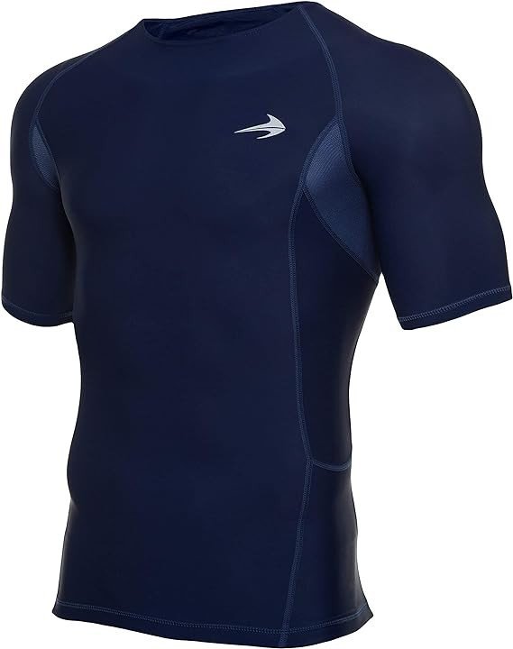 CompressionZ Men's Short Sleeve Compression Shirt - Athletic Base Layer