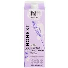 The Honest Company 2-in-1 Cleansing Shampoo + Body Wash | Gentle for Baby | Naturally Derived, Tear-free, Hypoallergenic | Lavender Calm, 10 fl oz